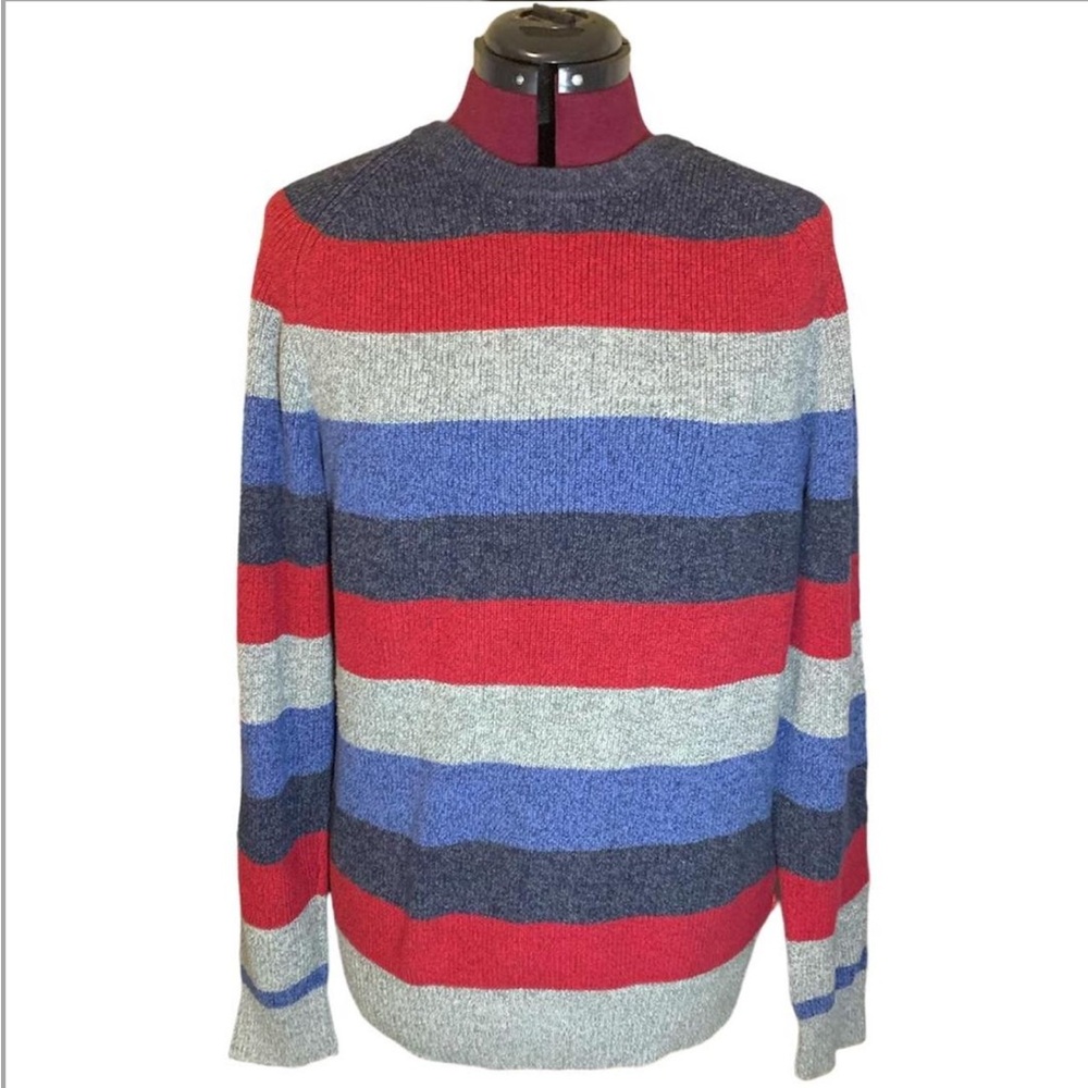 Men’s Oversized 90s Style IZOD Striped Pullover size Large UNISEX